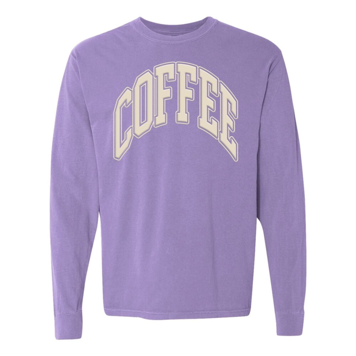 'Coffee' PUFF Long Sleeve T-Shirt