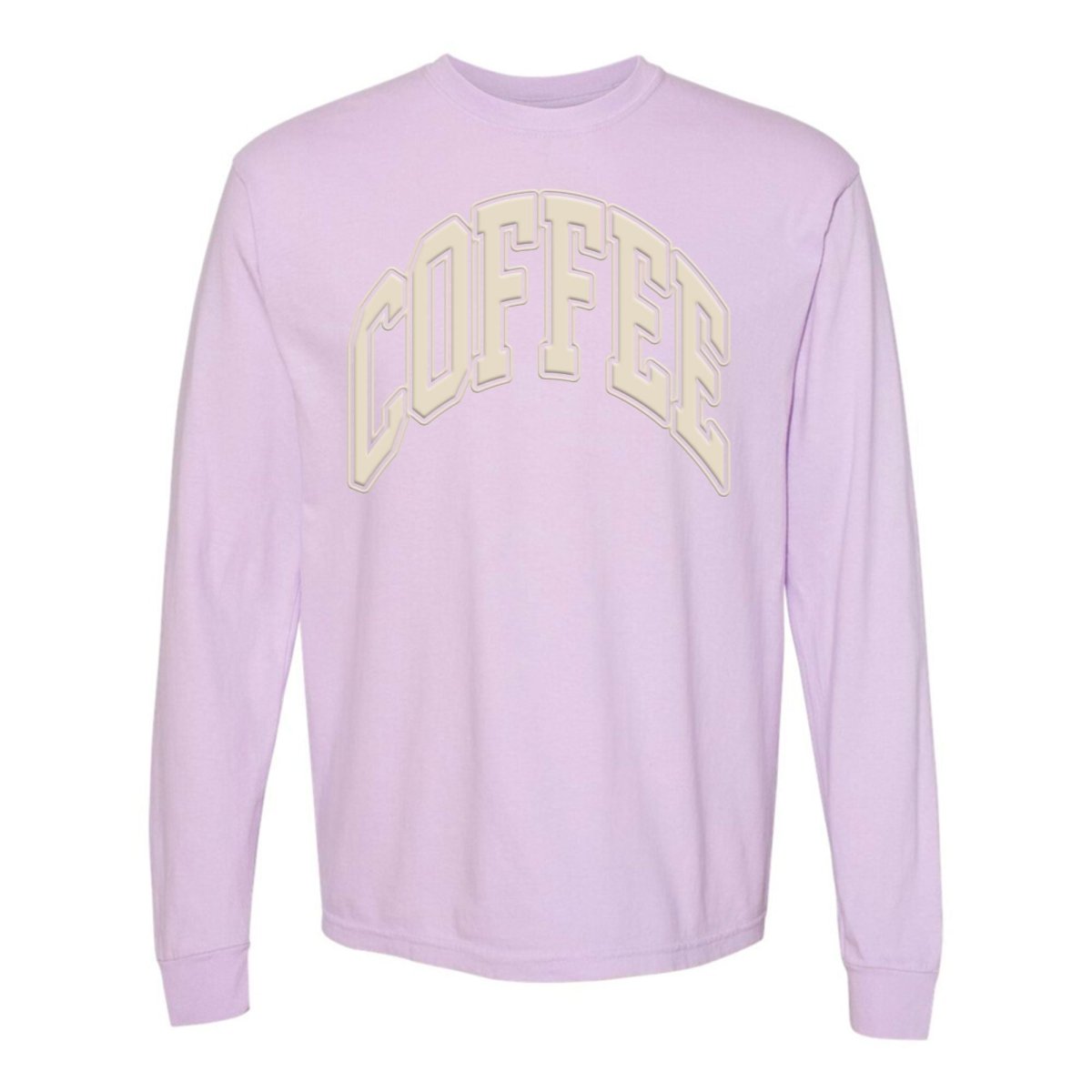 'Coffee' PUFF Long Sleeve T-Shirt