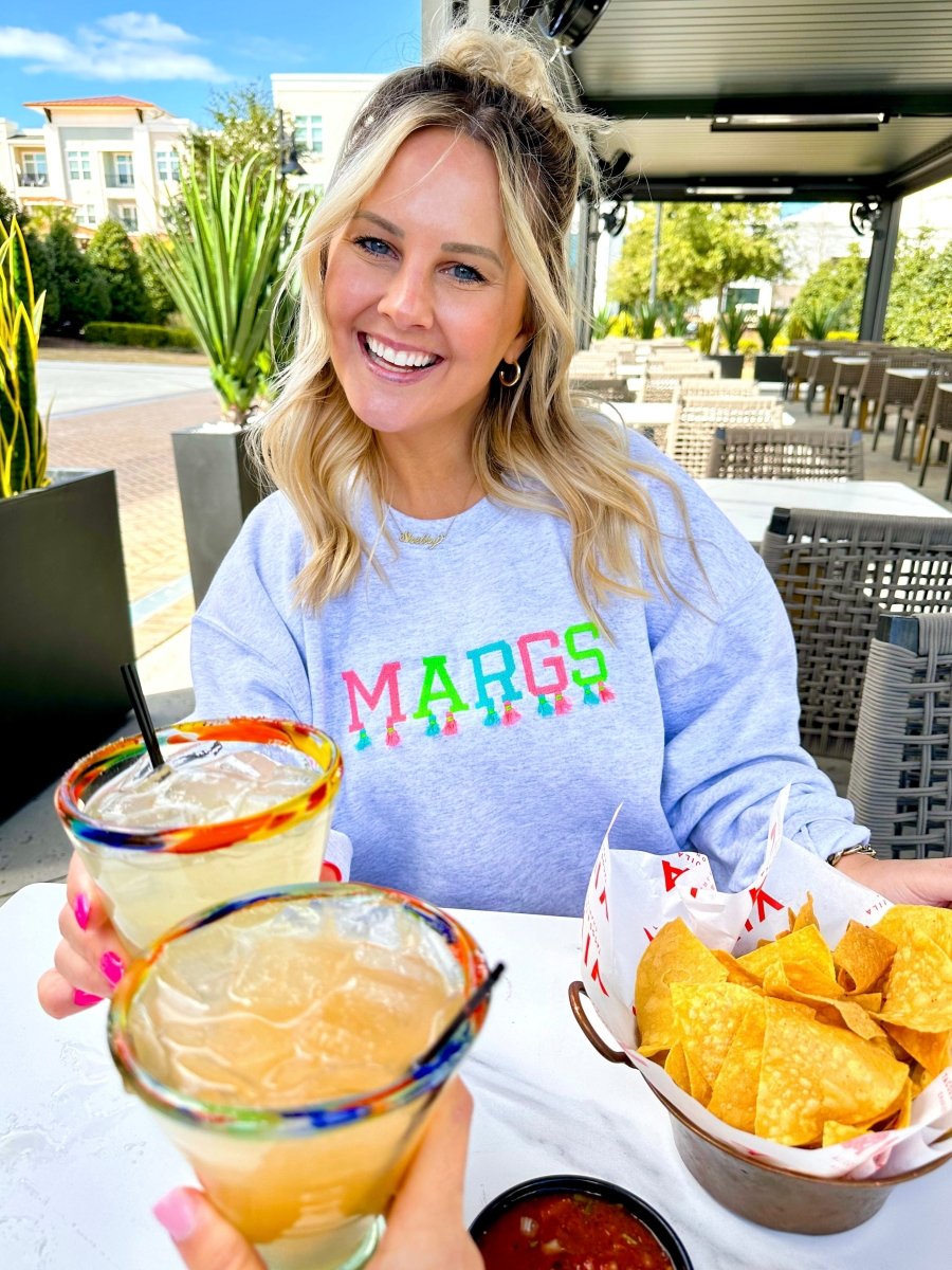 Embroidered Tasseled 'Margs' Sweatshirt