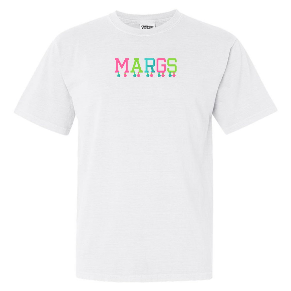 Embroidered Tasseled 'Margs' T-Shirt