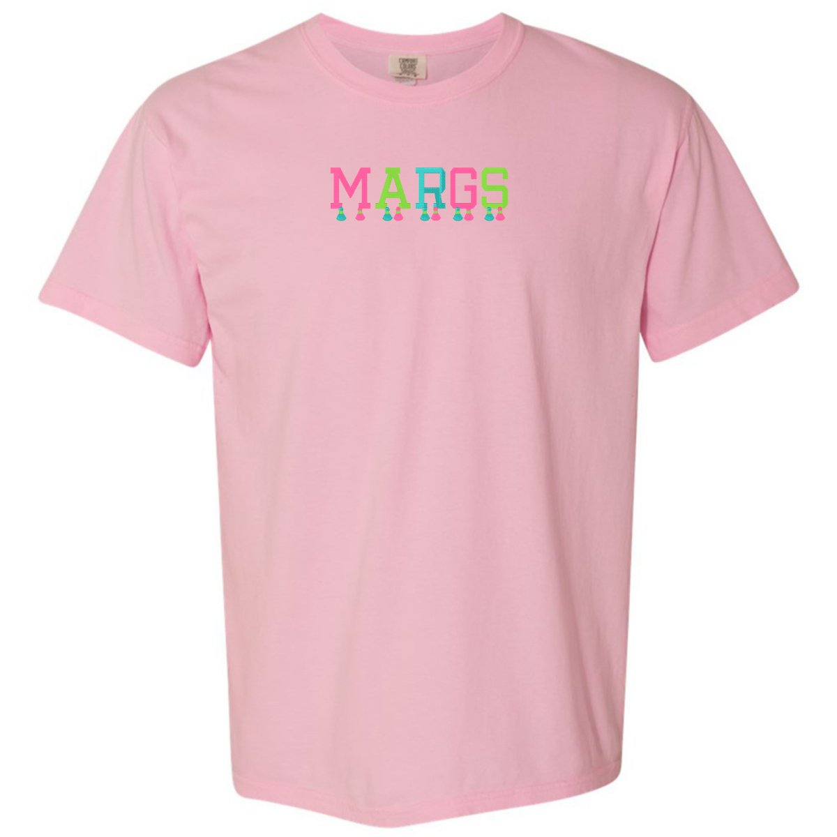 Embroidered Tasseled 'Margs' T-Shirt