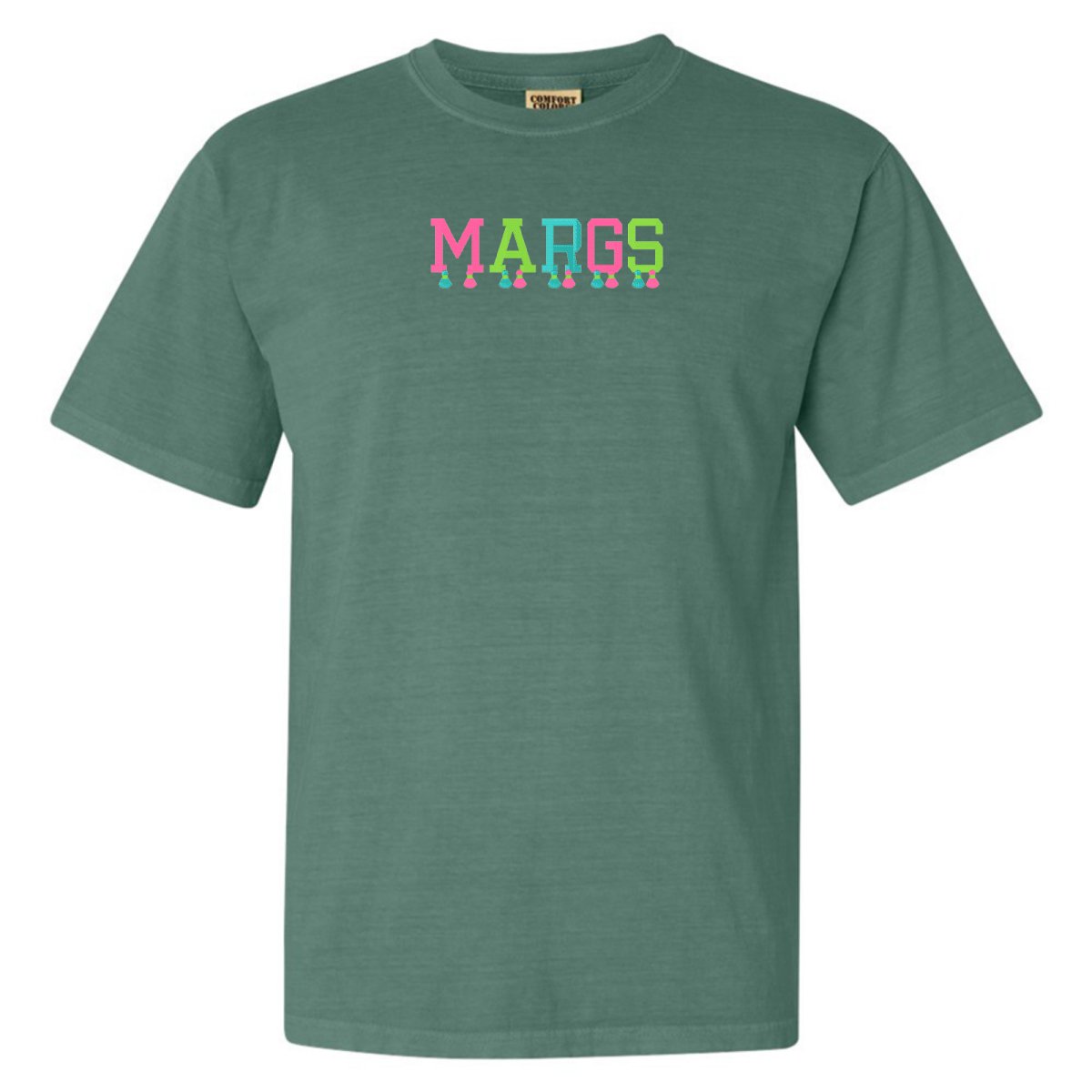 Embroidered Tasseled 'Margs' T-Shirt