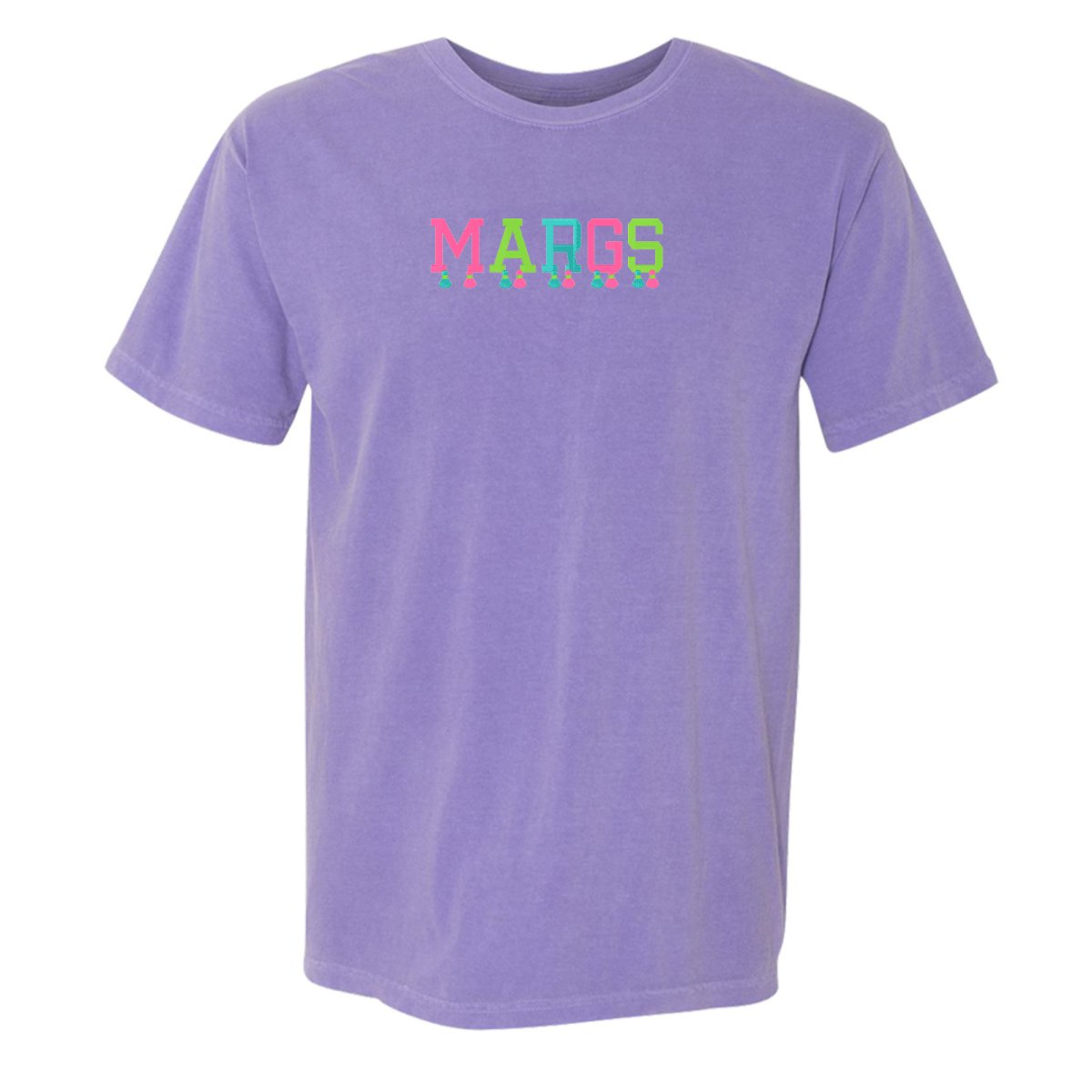 Embroidered Tasseled 'Margs' T-Shirt