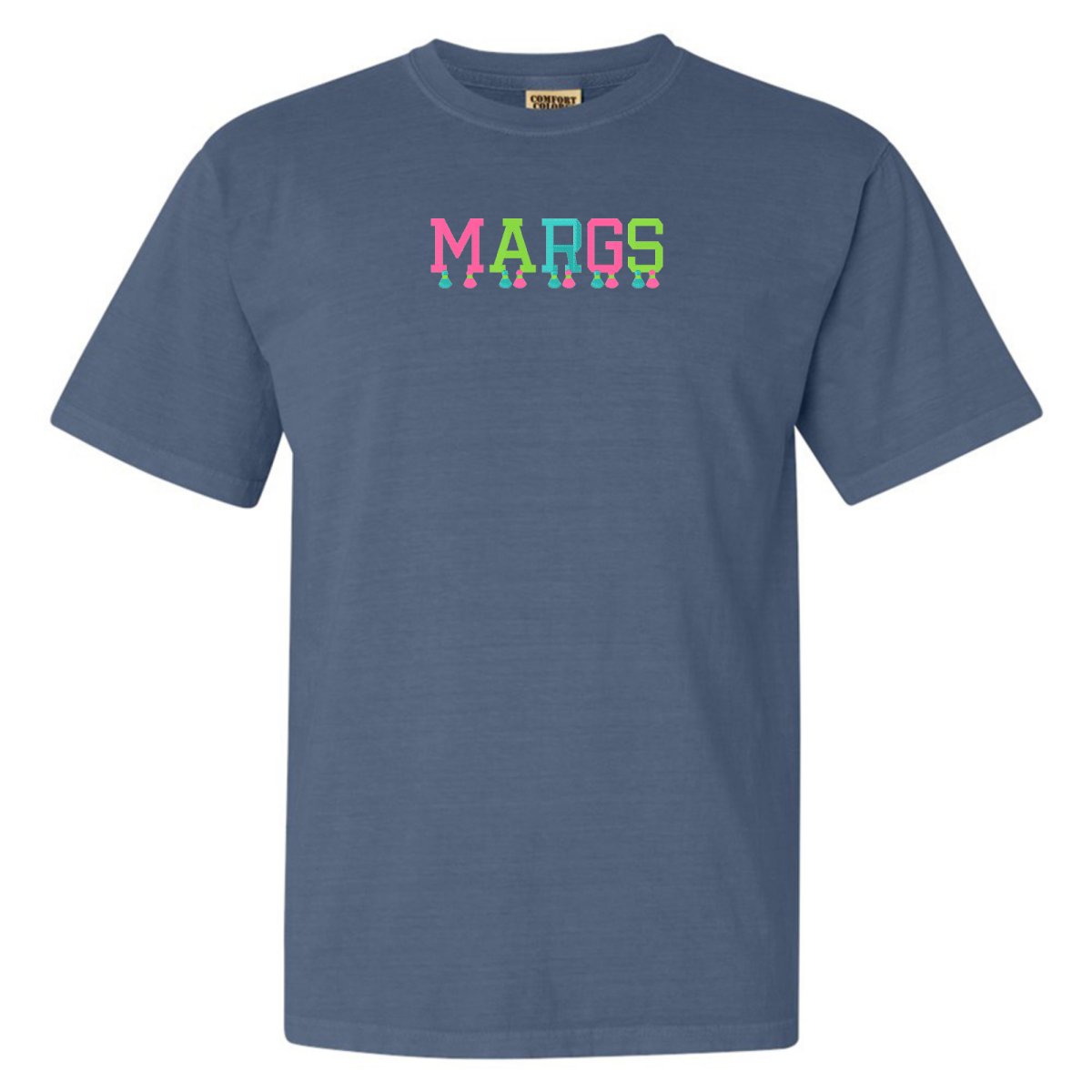 Embroidered Tasseled 'Margs' T-Shirt