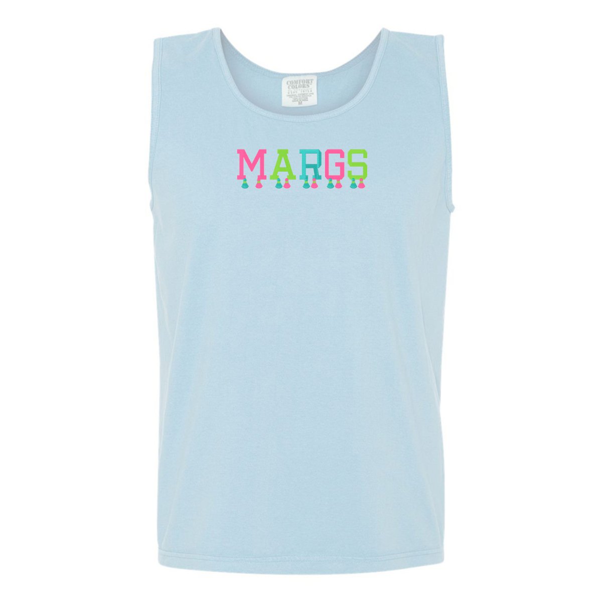 Embroidered Tasseled 'Margs' Tank Top