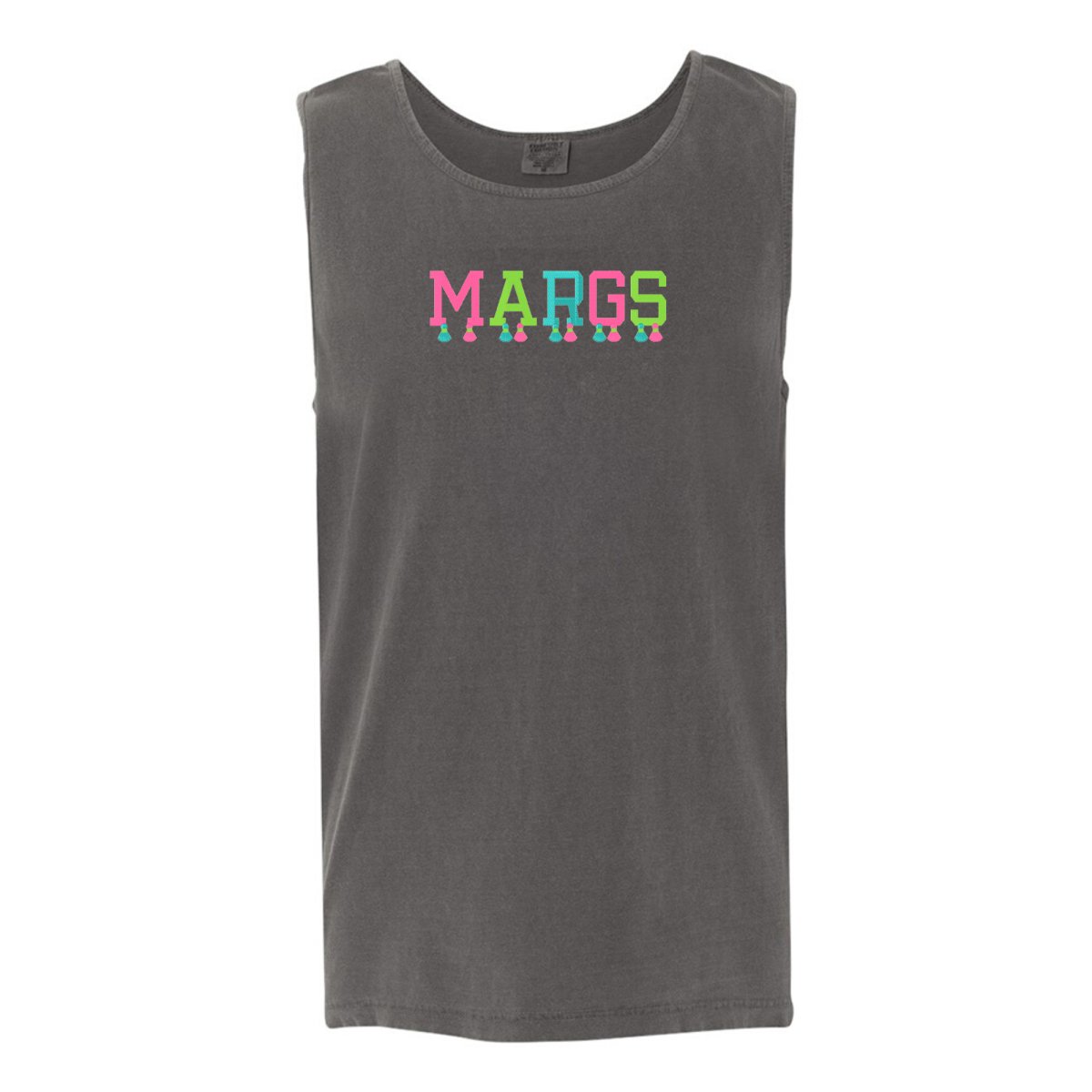 Embroidered Tasseled 'Margs' Tank Top