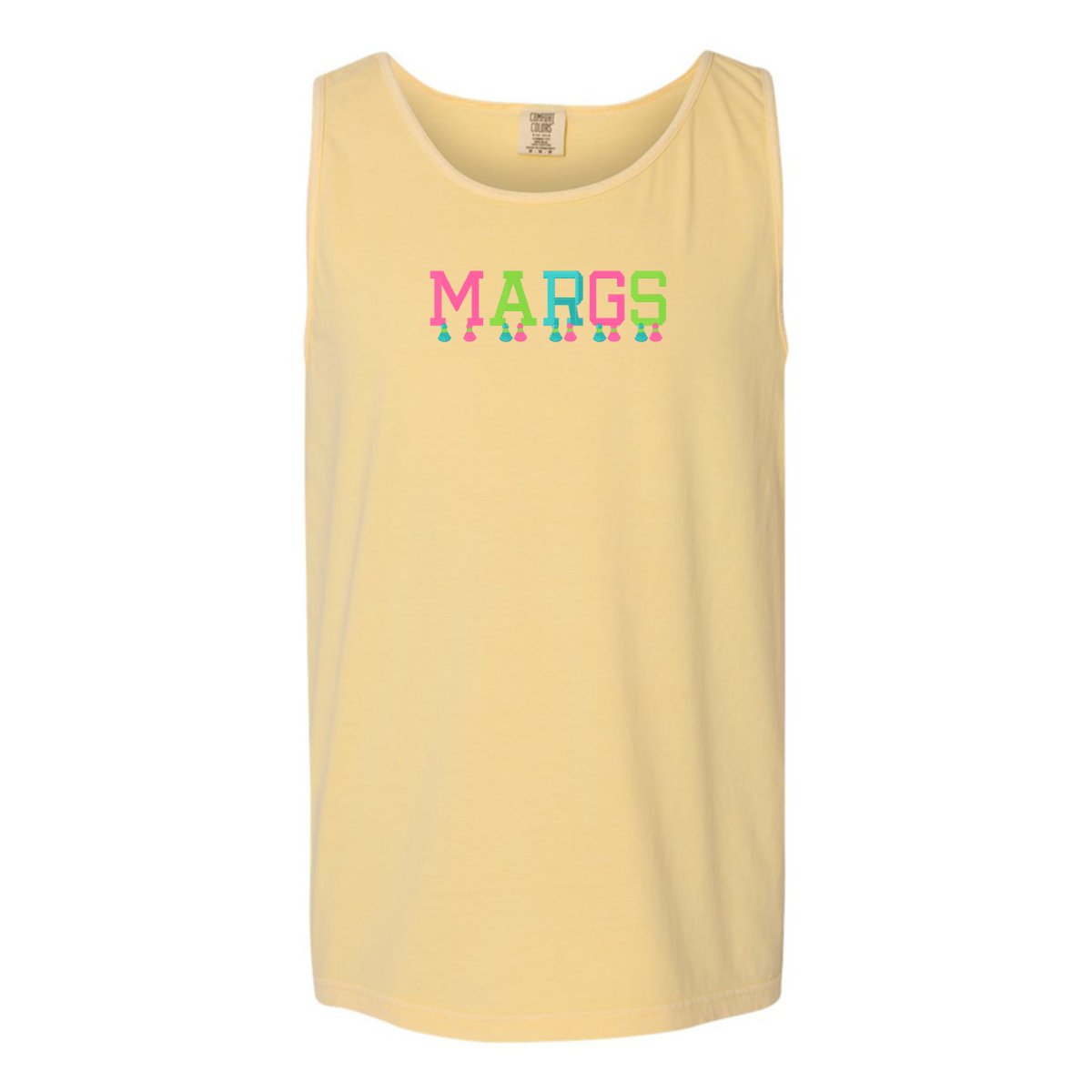 Embroidered Tasseled 'Margs' Tank Top