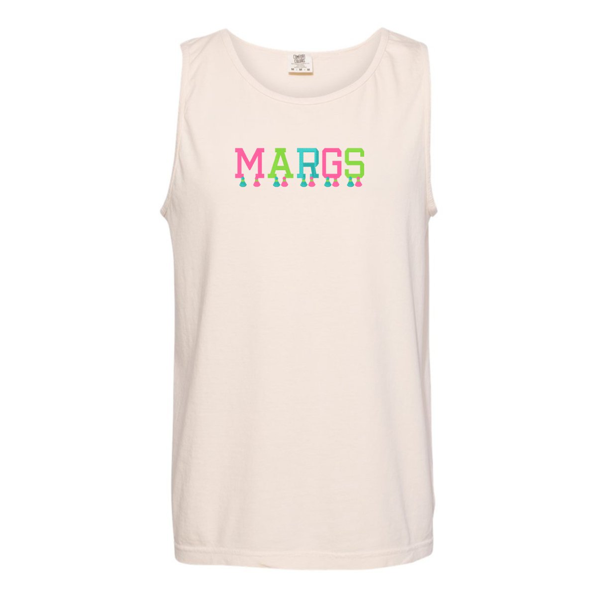 Embroidered Tasseled 'Margs' Tank Top