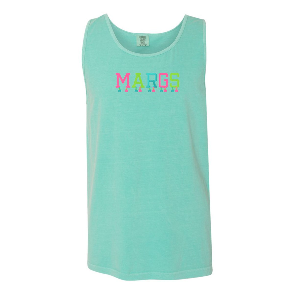 Embroidered Tasseled 'Margs' Tank Top