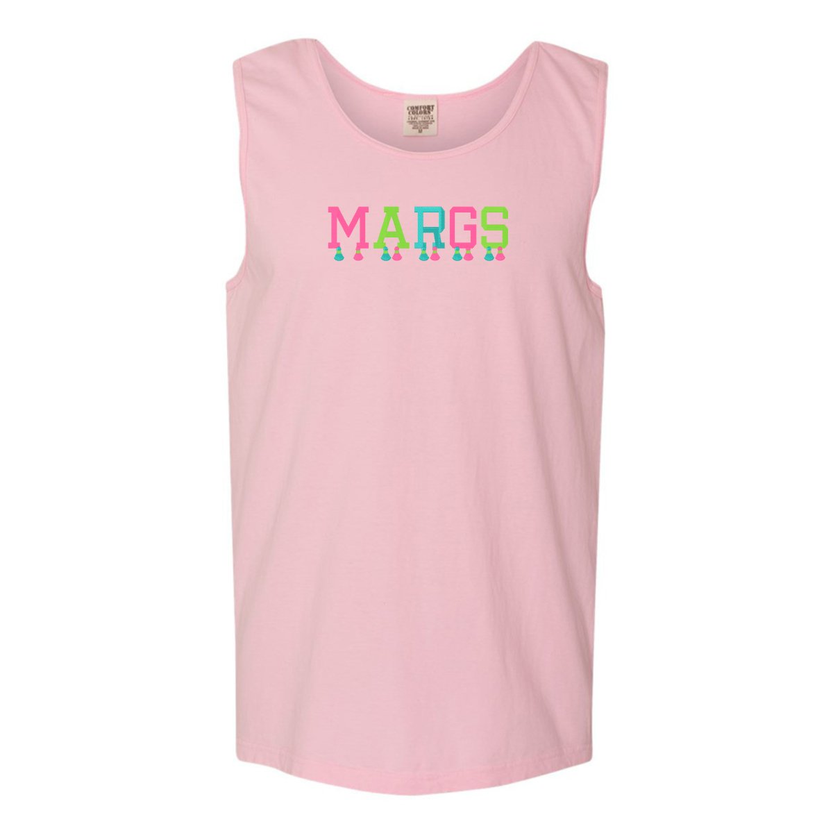 Embroidered Tasseled 'Margs' Tank Top