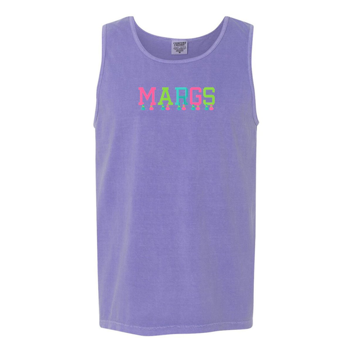 Embroidered Tasseled 'Margs' Tank Top