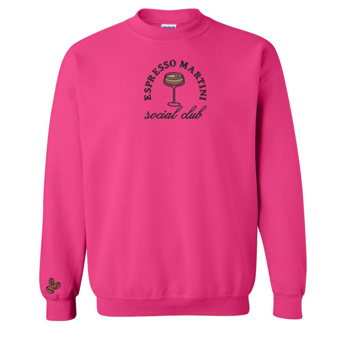 'Espresso Martini Social Club' Crewneck Sweatshirt