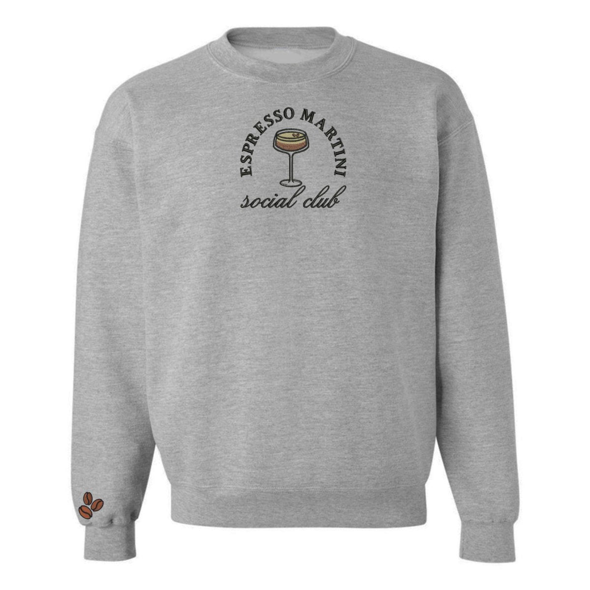 'Espresso Martini Social Club' Crewneck Sweatshirt