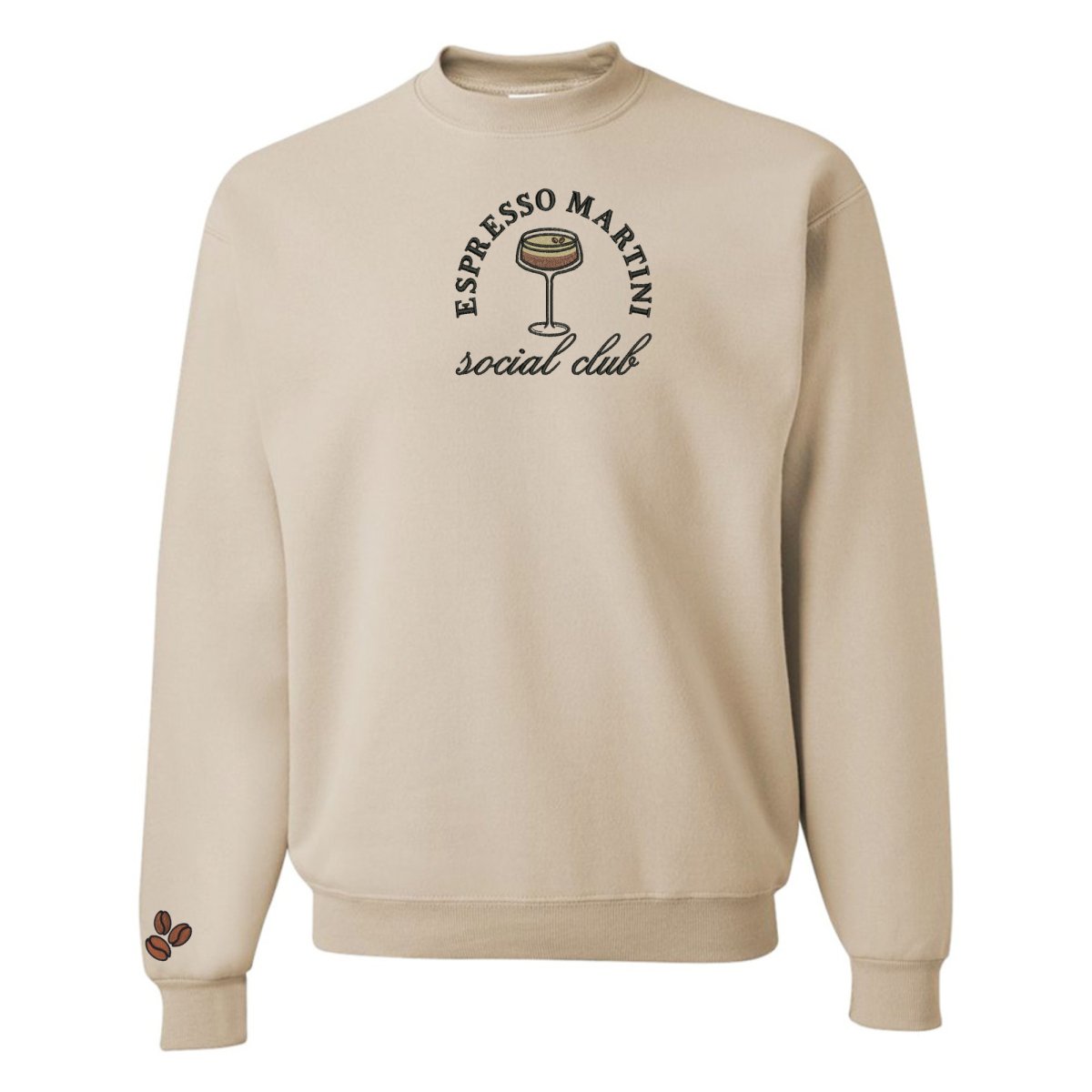 'Espresso Martini Social Club' Crewneck Sweatshirt