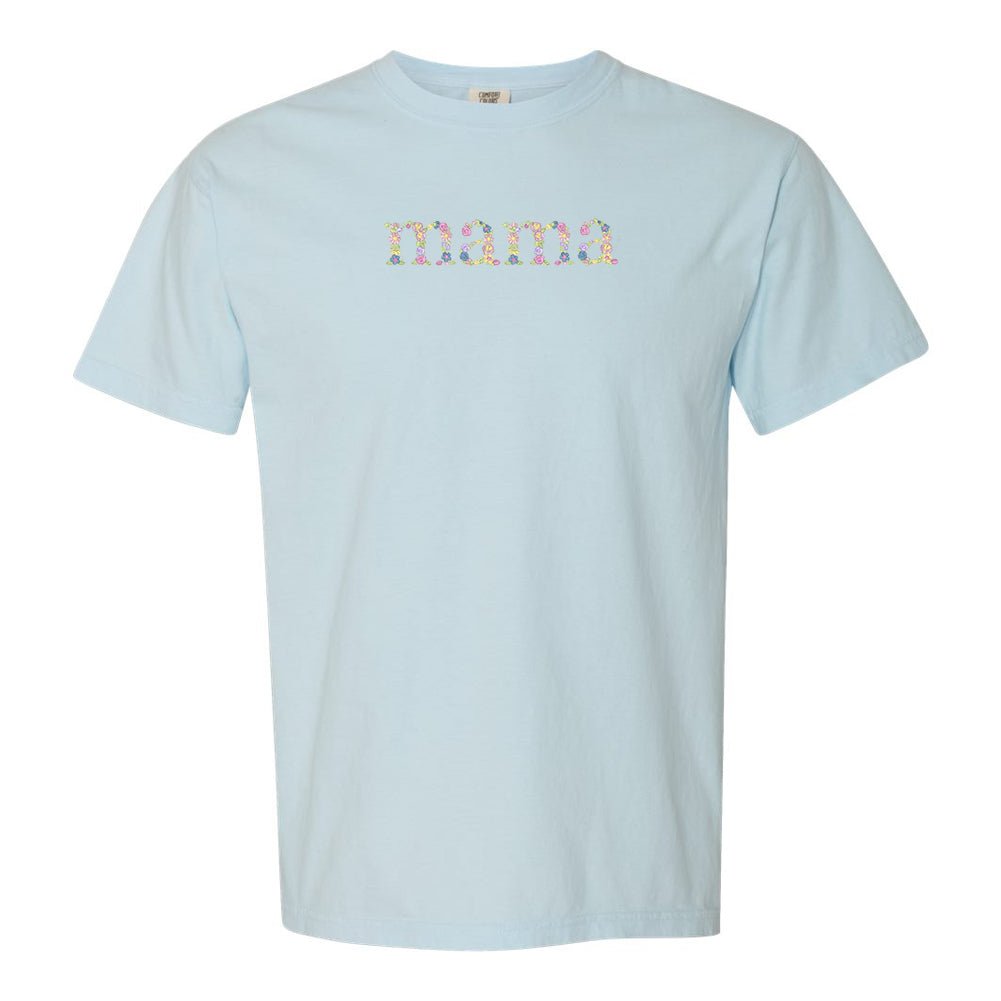 'Floral Mama' Comfort Colors T-Shirt