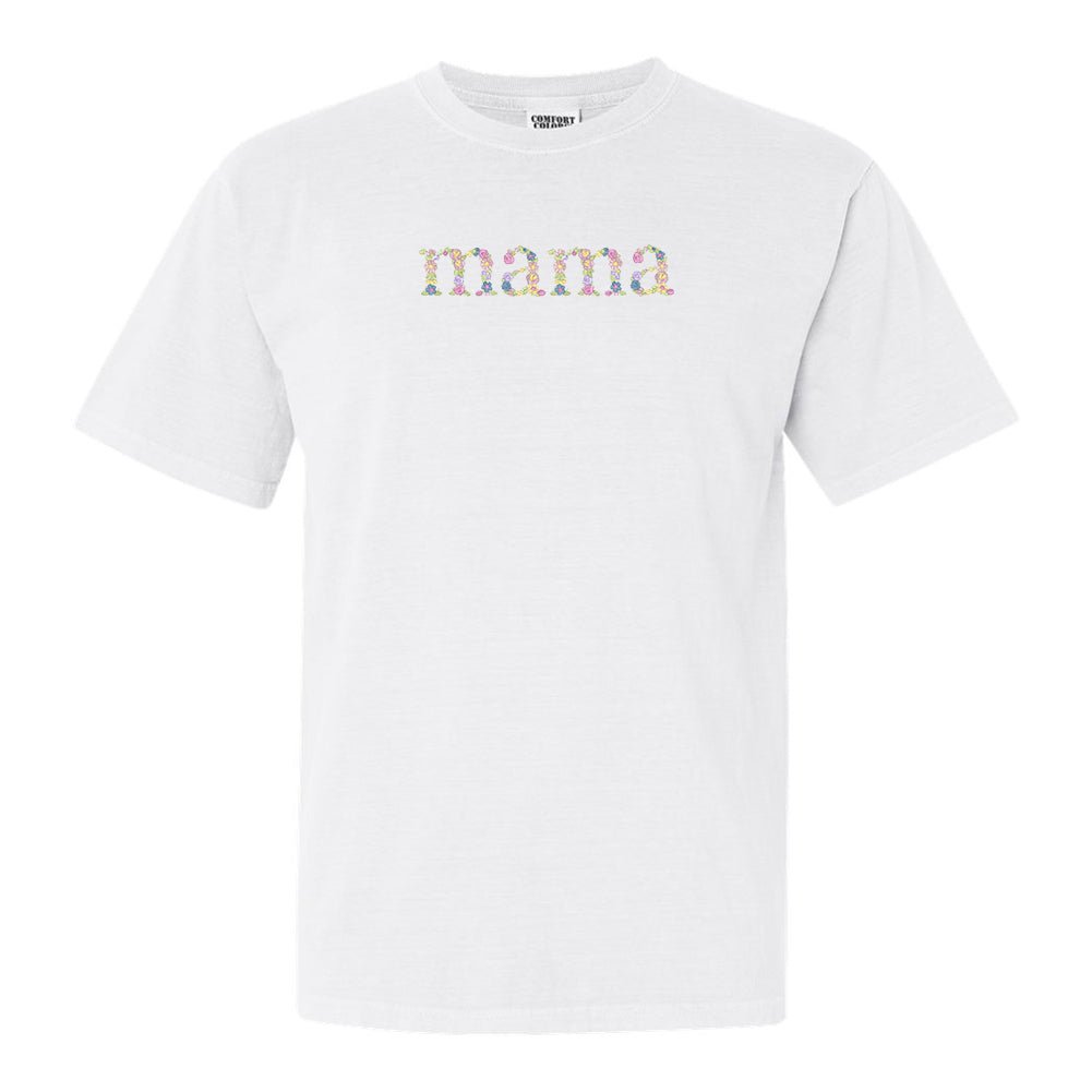 'Floral Mama' Comfort Colors T-Shirt