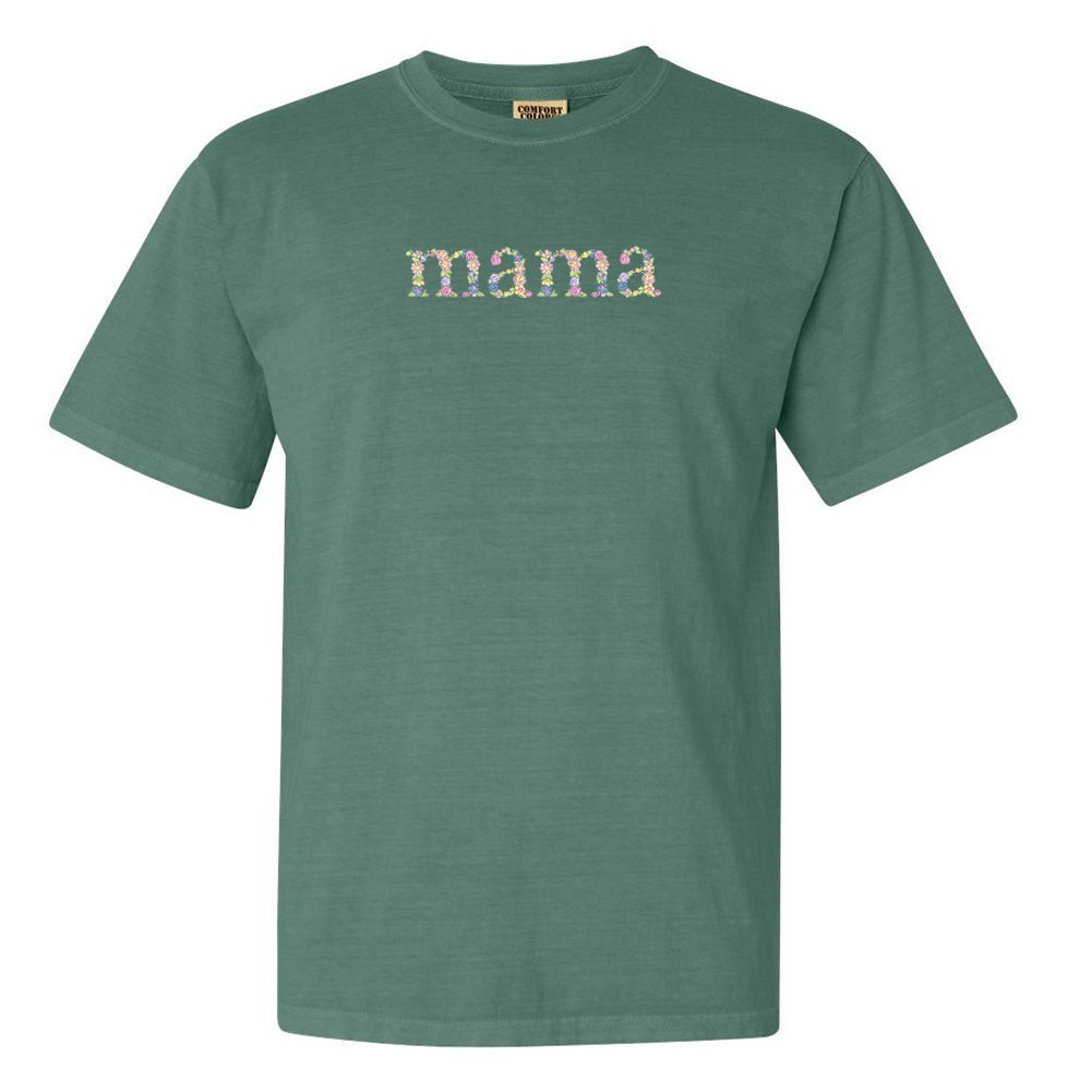 'Floral Mama' Comfort Colors T-Shirt