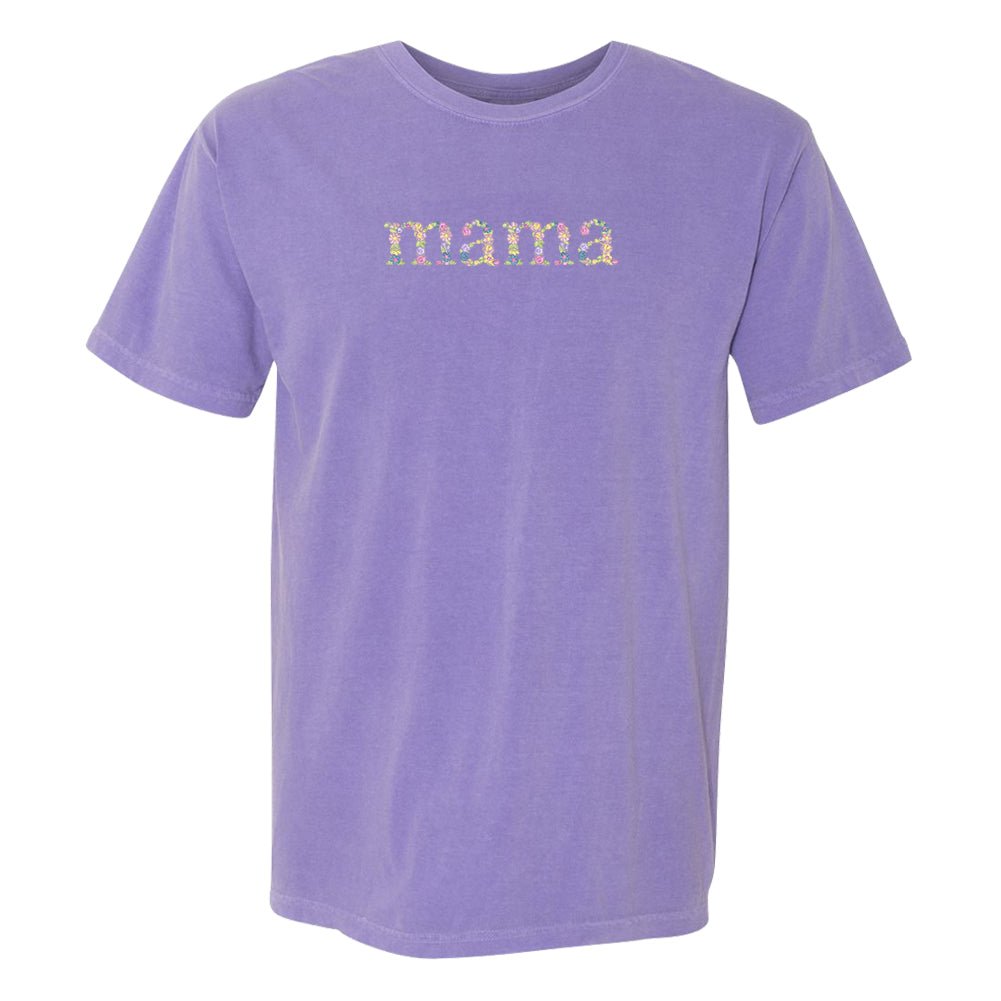 'Floral Mama' Comfort Colors T-Shirt