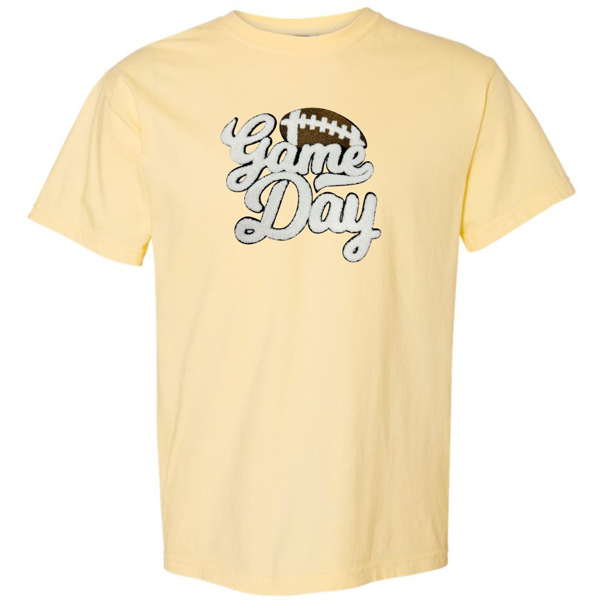 Football 'Game Day' Letter Patch T-Shirt