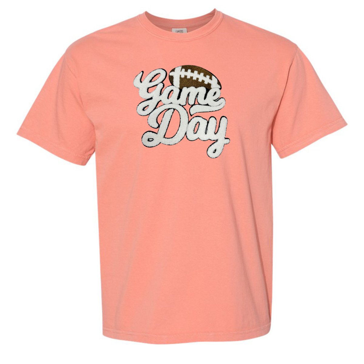 Football 'Game Day' Letter Patch T-Shirt