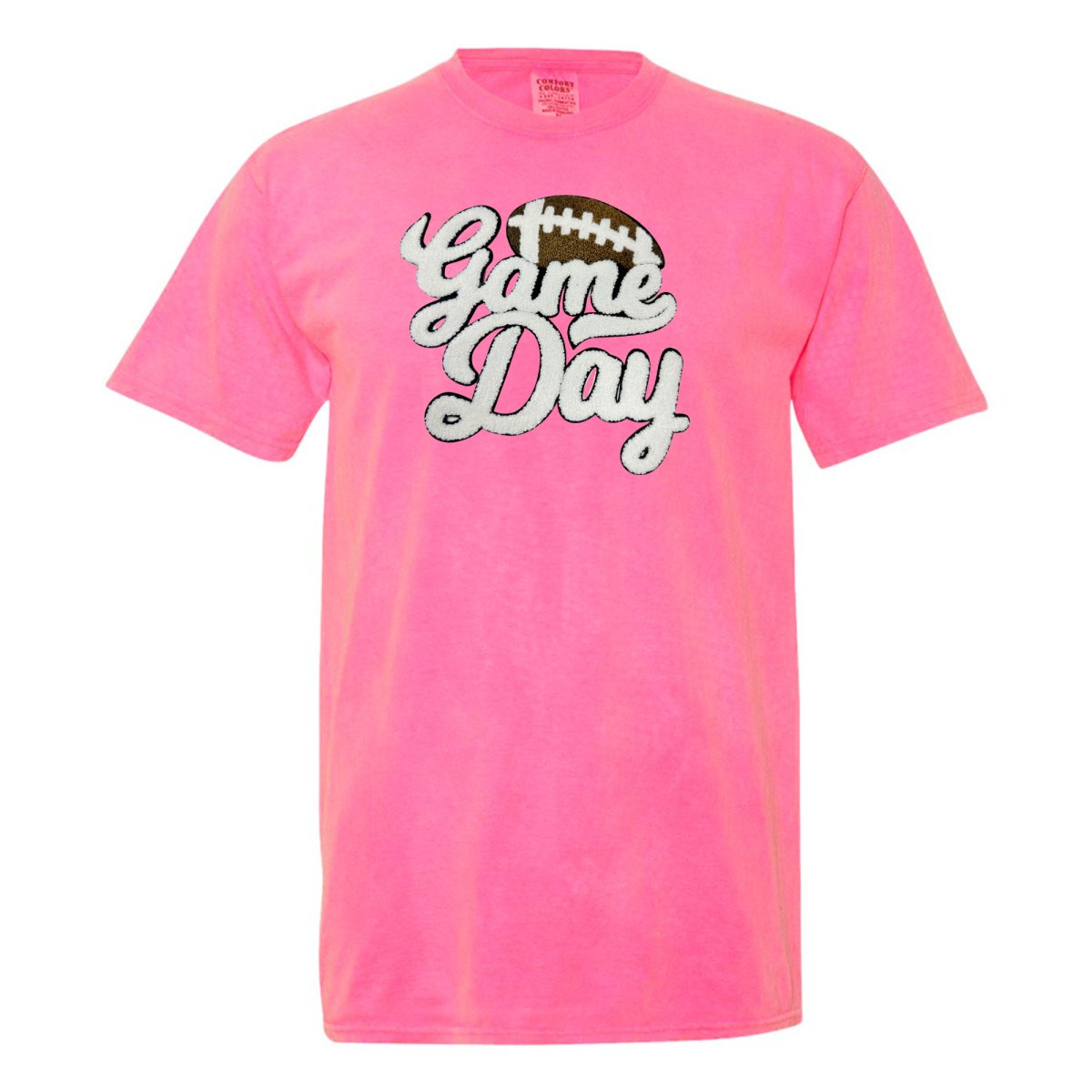 Football 'Game Day' Letter Patch T-Shirt