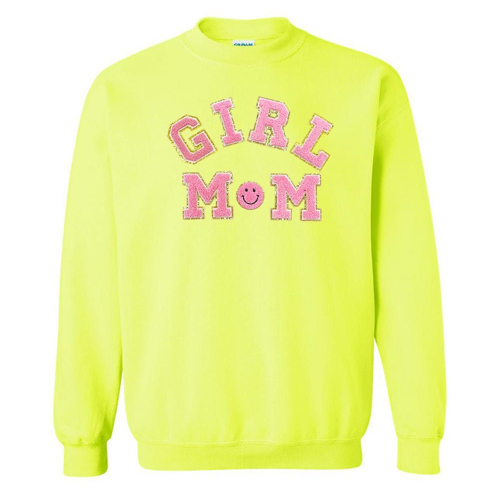 Girl Mom Letter Patch Sweatshirt