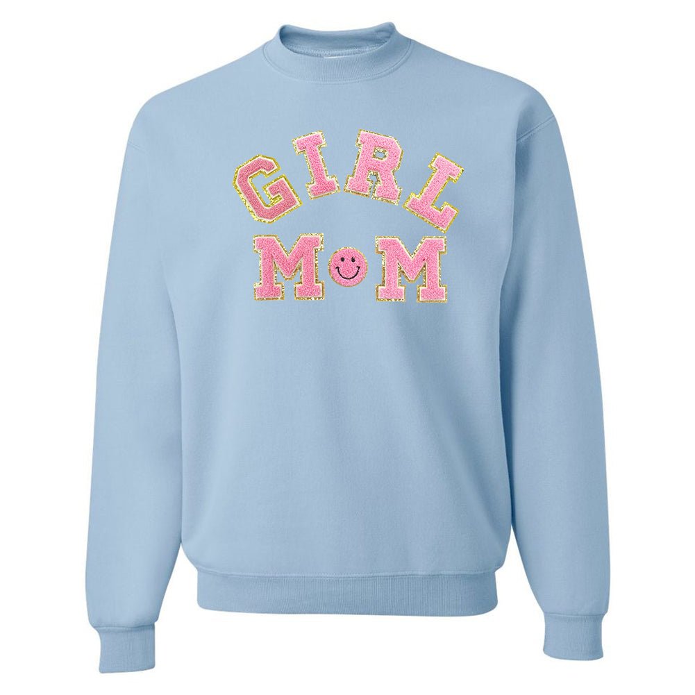 Girl Mom Letter Patch Sweatshirt