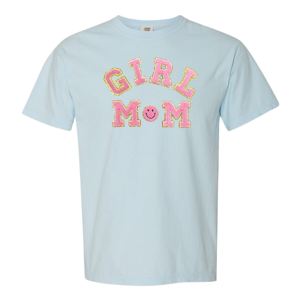 Girl Mom Letter Patch T-Shirt