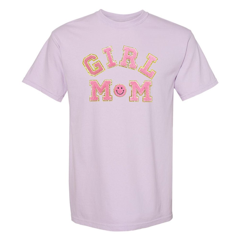 Girl Mom Letter Patch T-Shirt