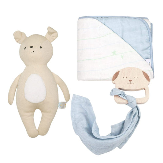 Blue Puppy Gift Set