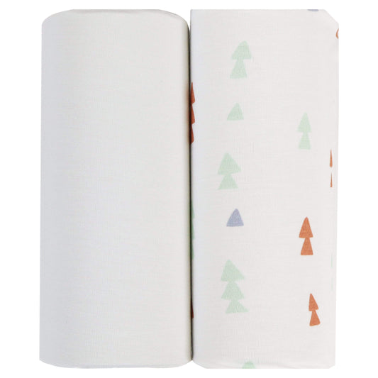 Triangles and Gray 2 PK Swaddle Blanket