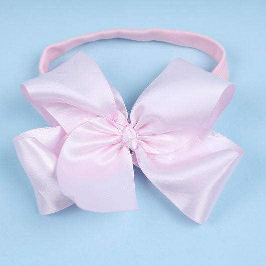 Baby pink silk headband