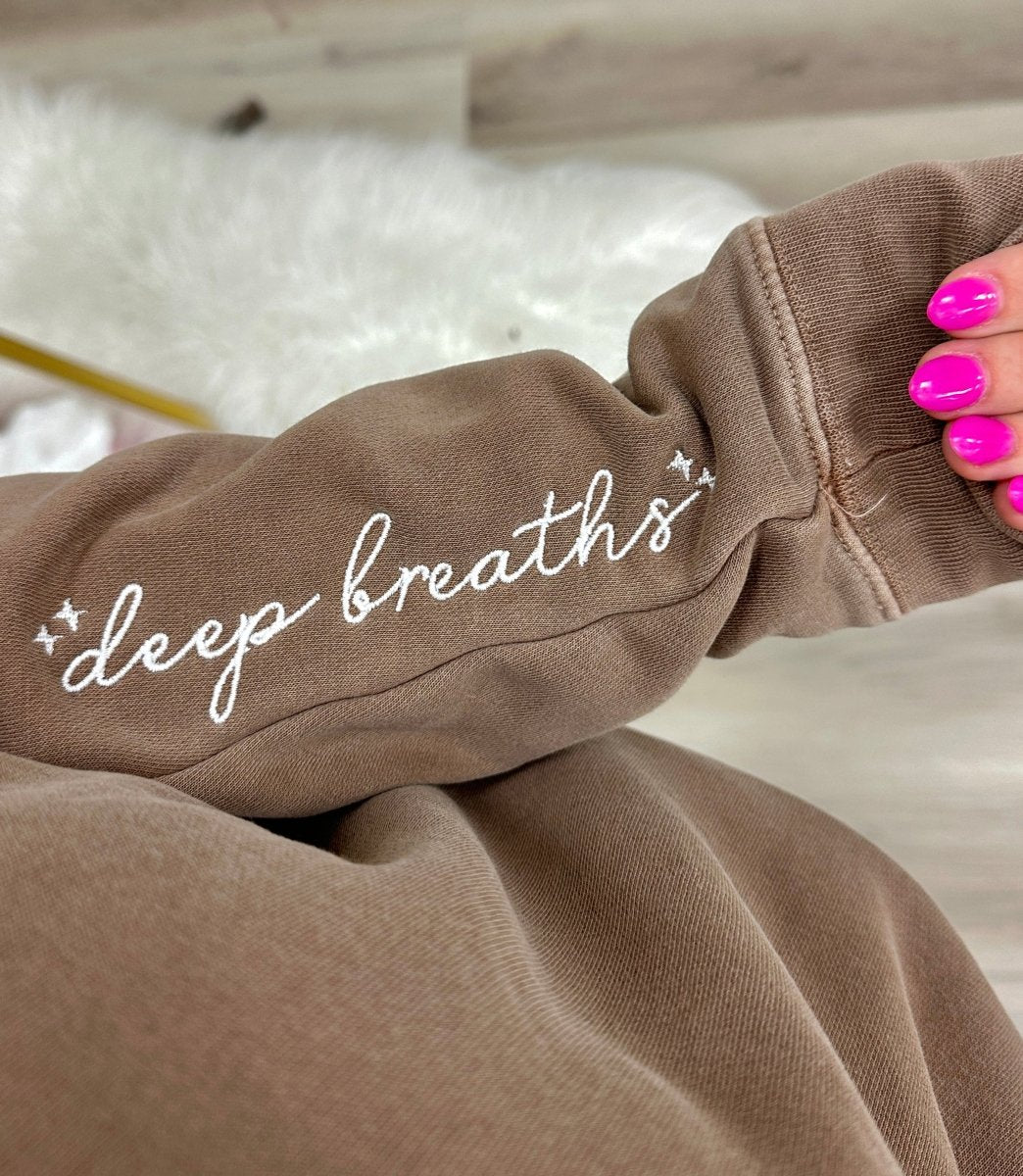 Mama 'Deep Breaths Reminder' Cozy Crew