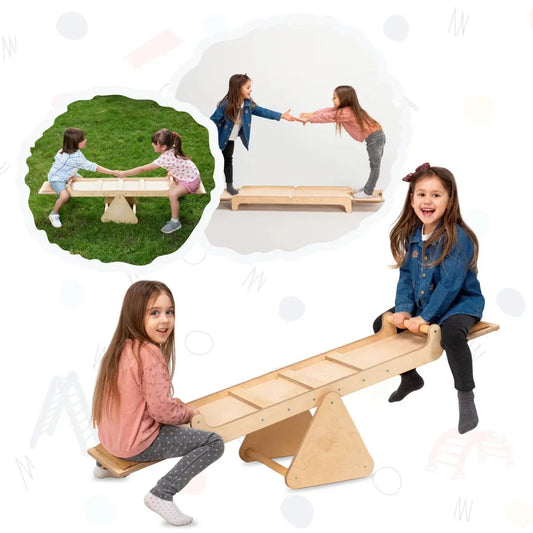 Wooden Seesaw for Toddlers