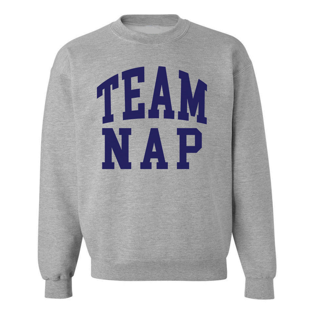 'Team Nap/Couch Club' Crewneck Sweatshirt