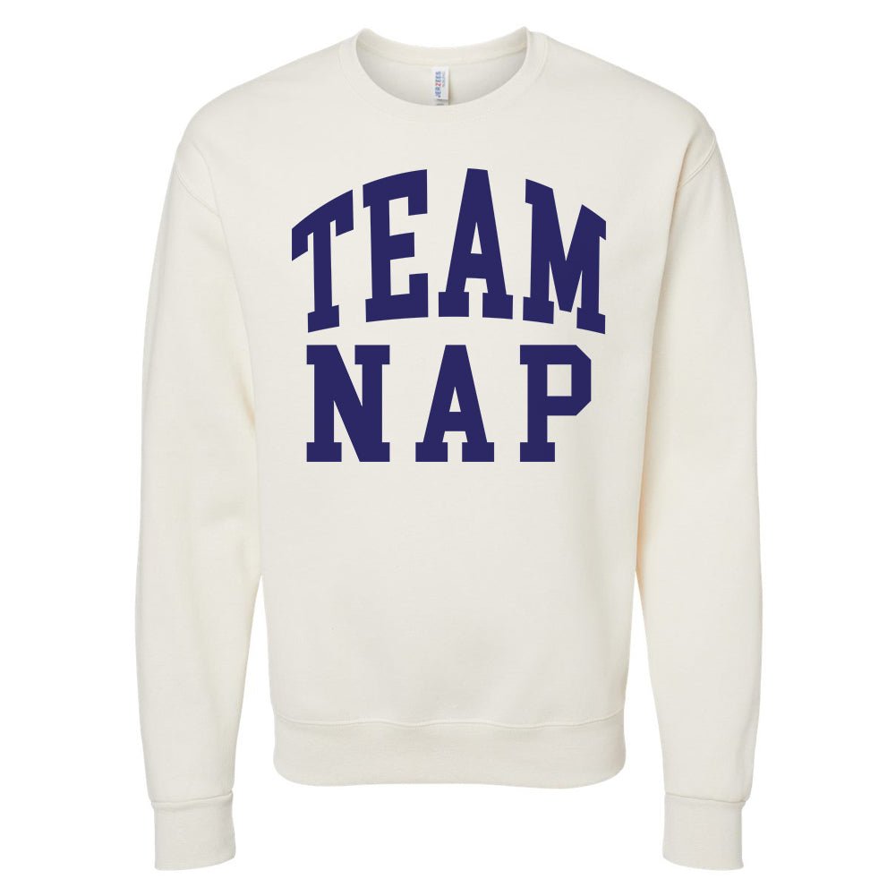 'Team Nap/Couch Club' Crewneck Sweatshirt