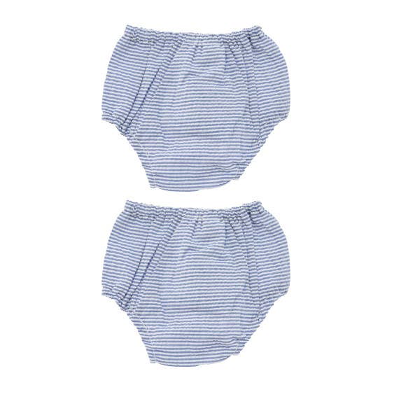 Navy Seersucker Bloomers