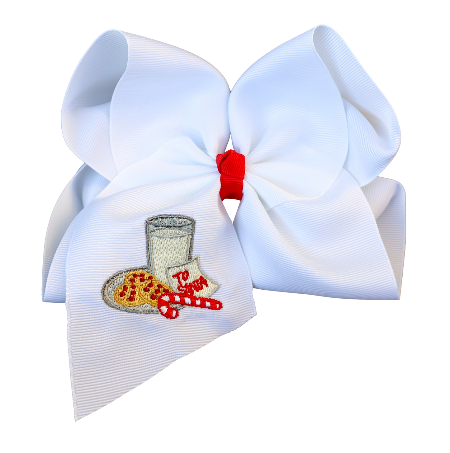 Milk and Cookies Bow