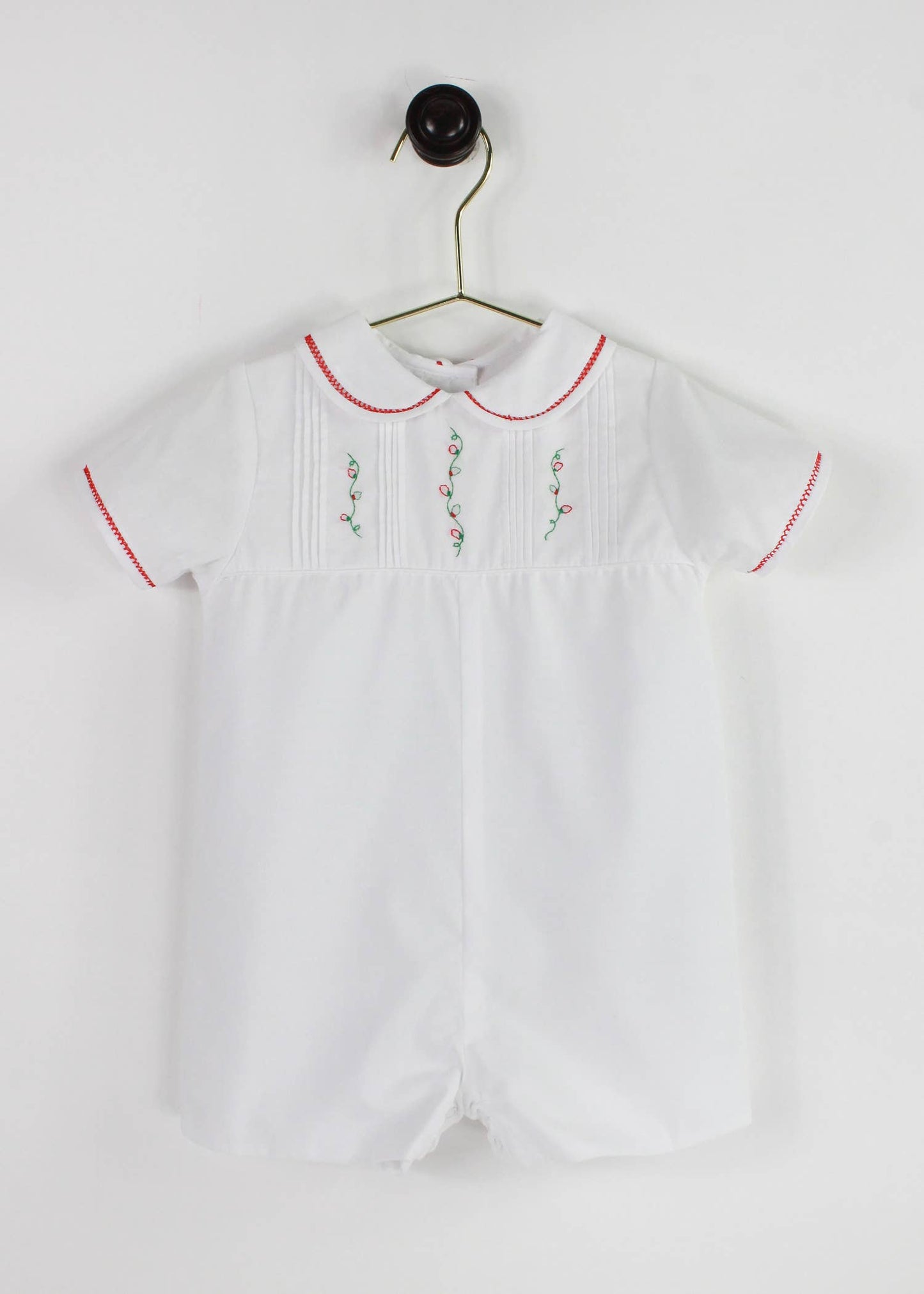 Holiday Embroidered Romper