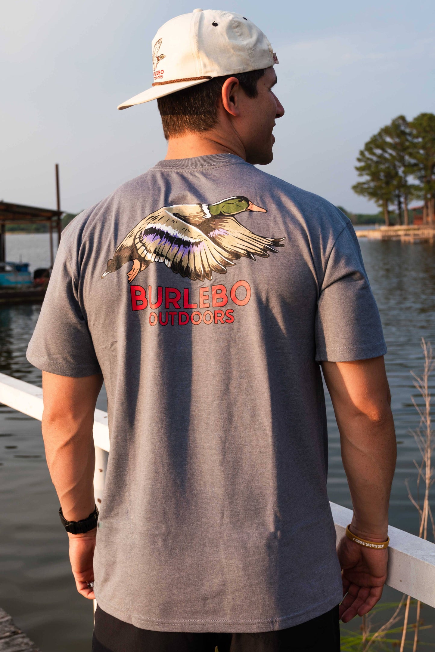 BURLEBO Outdoors Flying Mallard - Short Sleeve